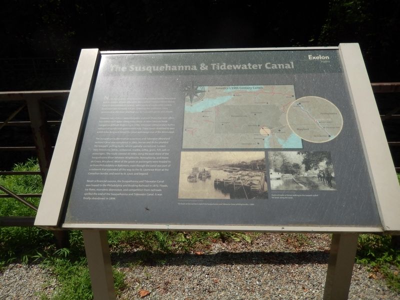The Susquehanna & Tidewater Canal Marker image. Click for full size.