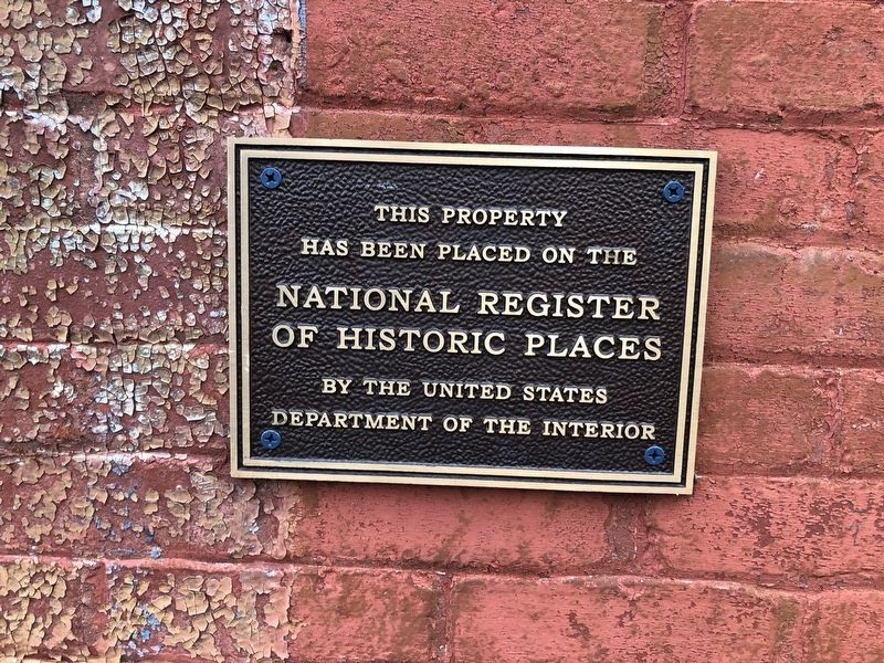 National Register of Historic Places plaque on the opera house image. Click for full size.