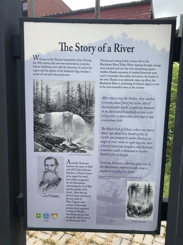 The Story of a River side of the marker image. Click for full size.