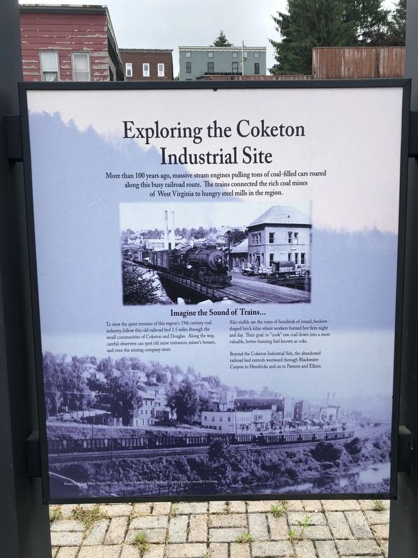 Exploring the Coketon Industrial Site side of the marker image. Click for full size.