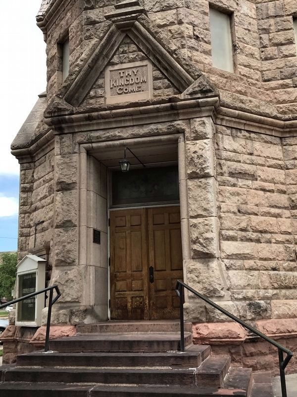 First Presbyterian Church entrance image. Click for full size.