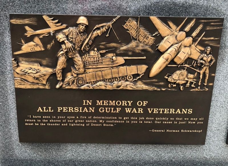 In Memory of All Persian Gulf War Veterans Marker image. Click for full size.