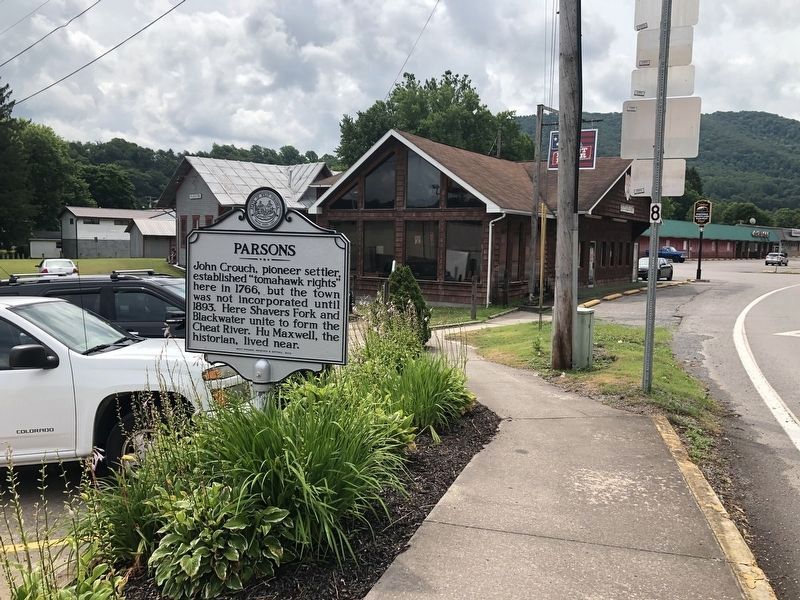 Parsons / Corrick's Ford Marker image. Click for full size.