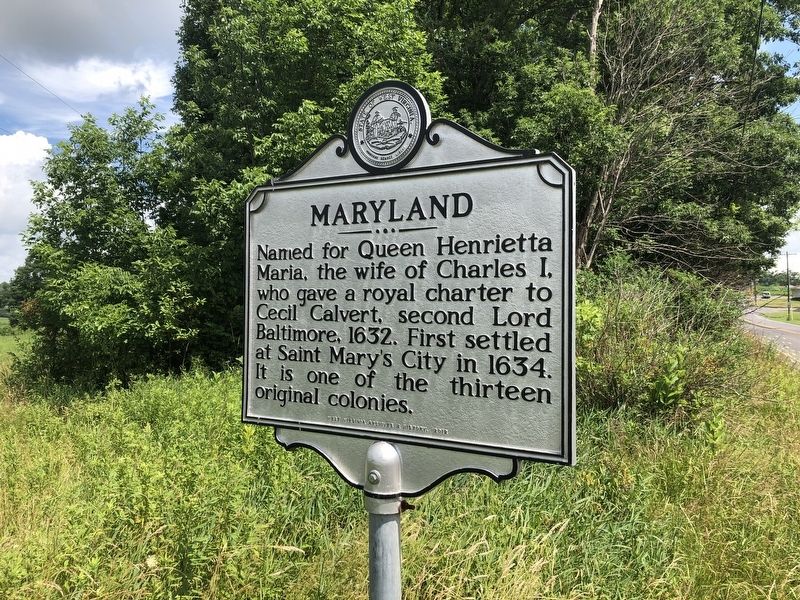 Maryland side of the marker image. Click for full size.