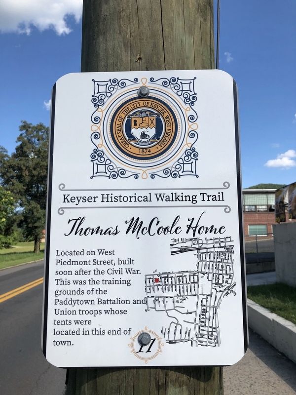 Thomas McCoole Home Marker image. Click for full size.