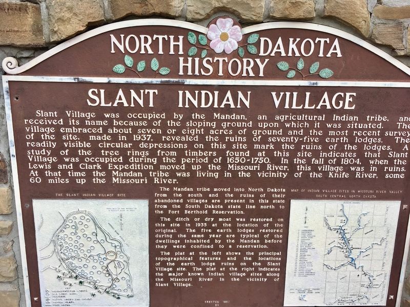 Slant Indian Village Marker image. Click for full size.