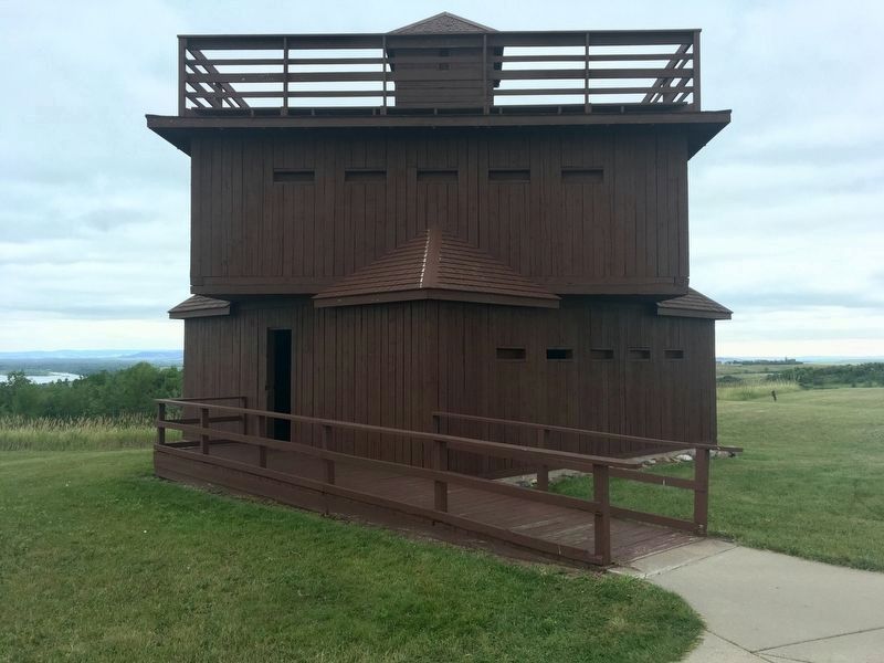 Reconstructed Blockhouse. image. Click for full size.