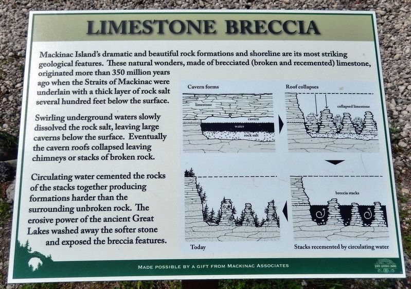 Limestone Breccia Marker image. Click for full size.