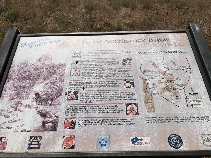 Frontier Pathways Scenic and Historic Byway Marker image. Click for full size.
