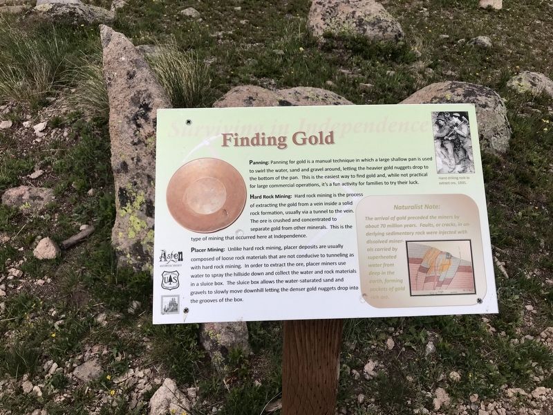 Finding Gold Marker image. Click for full size.