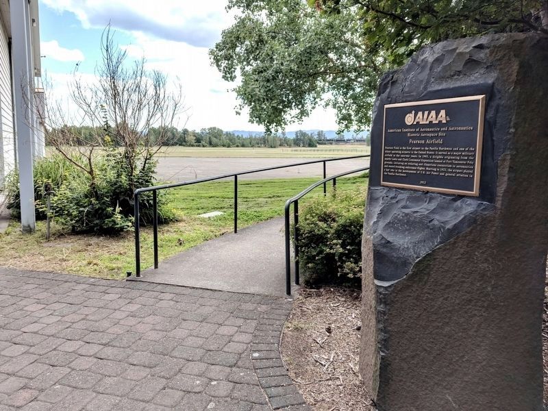 Pearson Airfield Marker image. Click for full size.