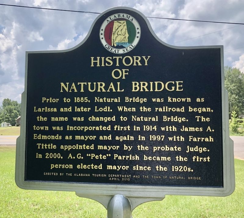History of Natural Bridge Marker image. Click for full size.