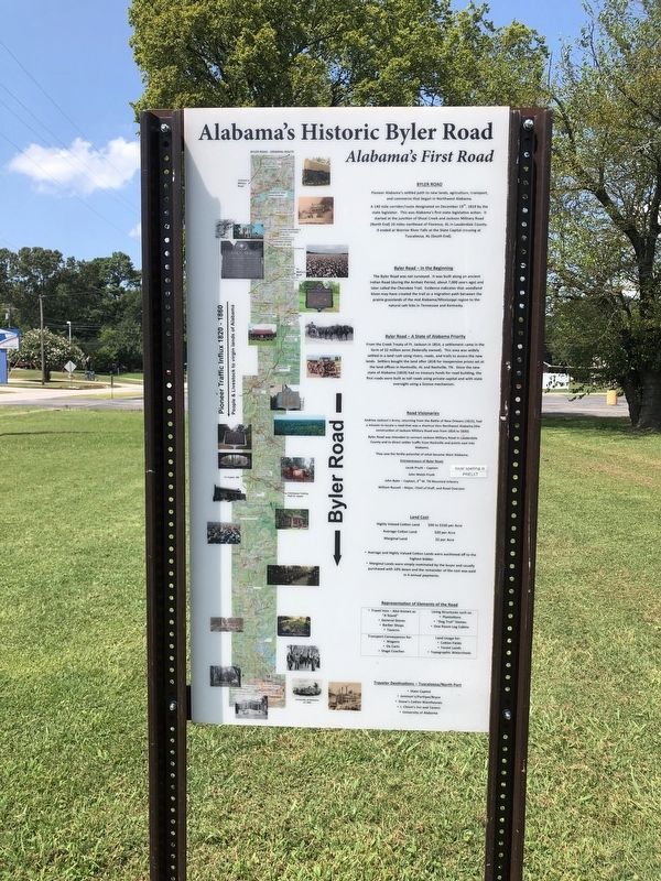 Alabama's Historic Byler Road route. image. Click for full size.