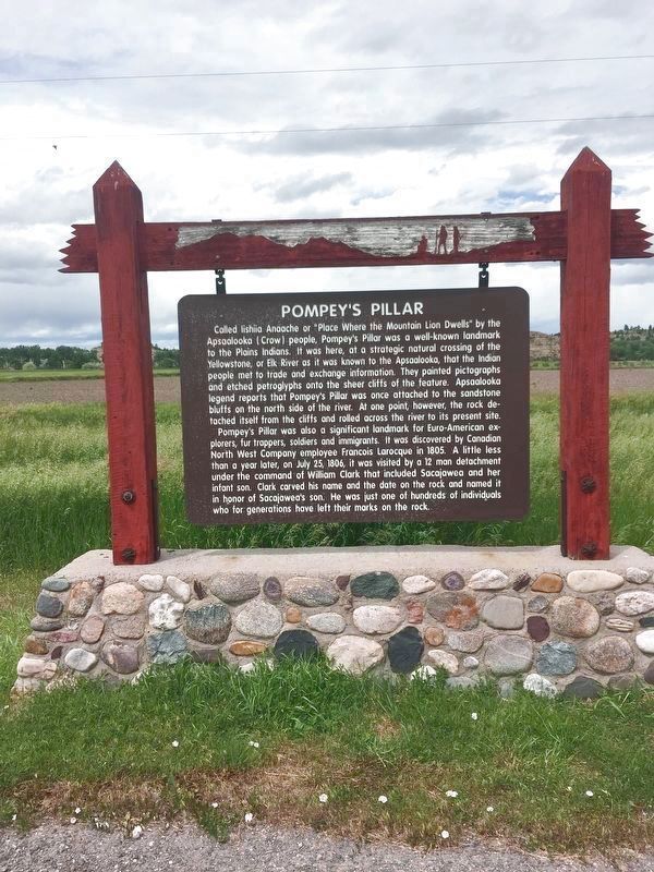 Another similar marker located 350 feet east of old marker location. image. Click for full size.