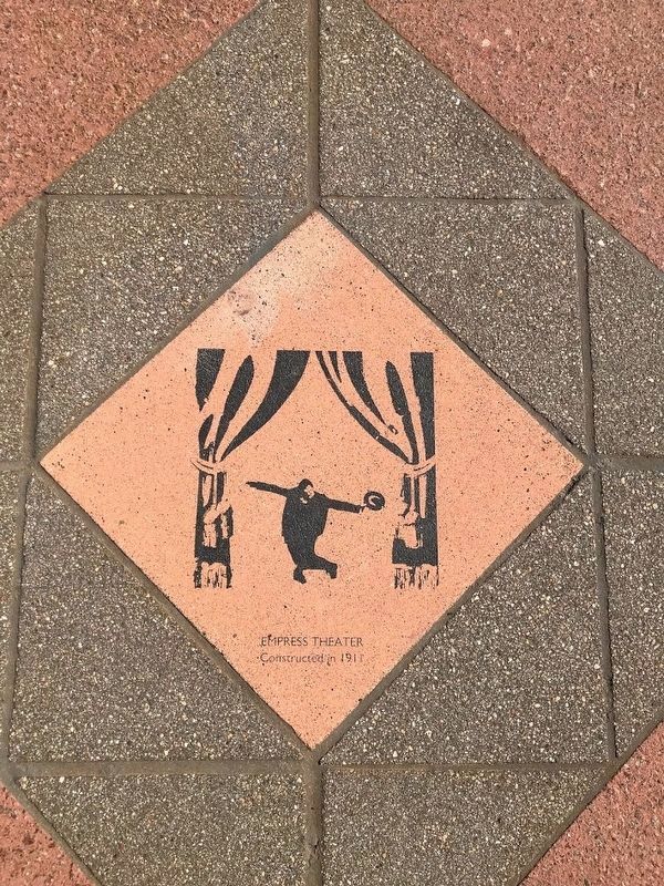 Empress Theater Marker image. Click for full size.