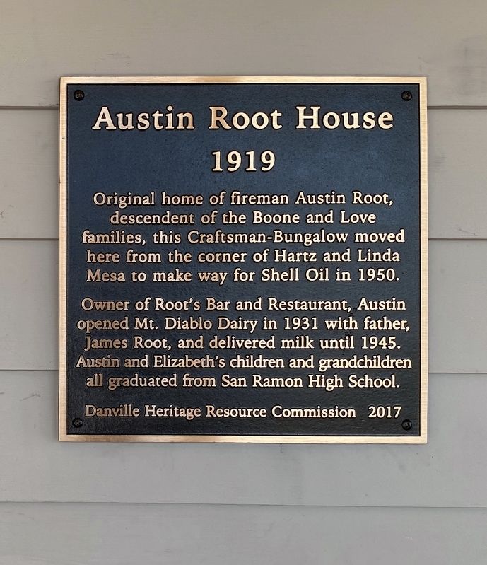 Austin Root House, 1919 Marker image. Click for full size.