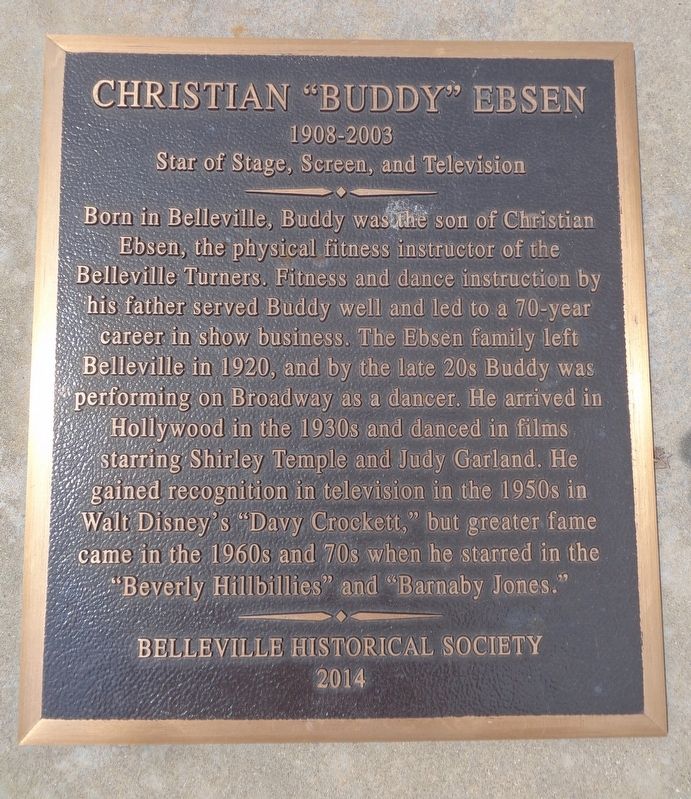 Christian "Buddy" Ebsen Marker image. Click for full size.