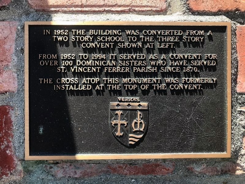 St. Vincent Ferrer Church Marker image. Click for full size.