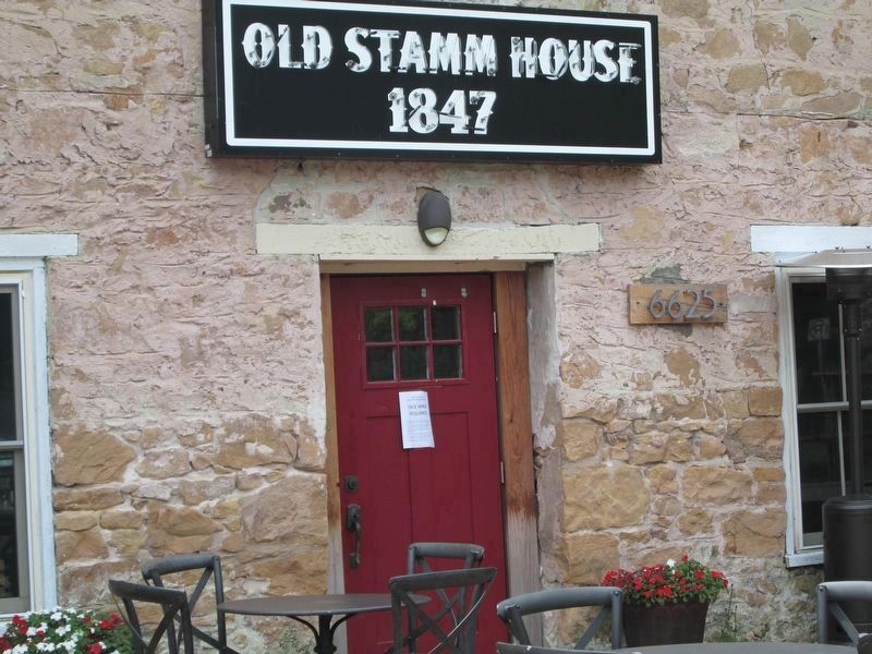 Stamm House back entrance image. Click for full size.