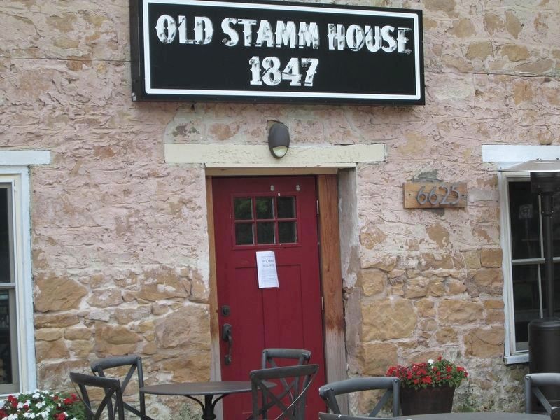 Stamm House back entrance. Click for full size. Stamm House back entrance image. Click for full size.
