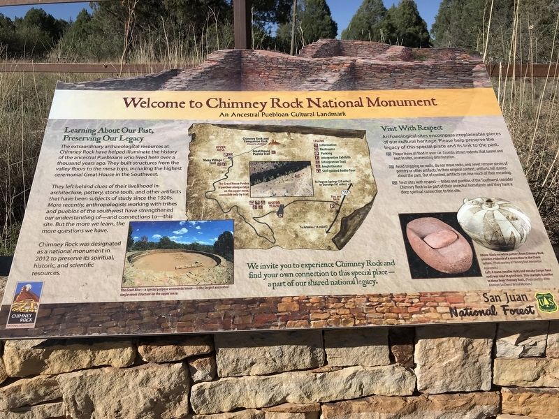 Welcome to Chimney Rock National Monument image. Click for full size.