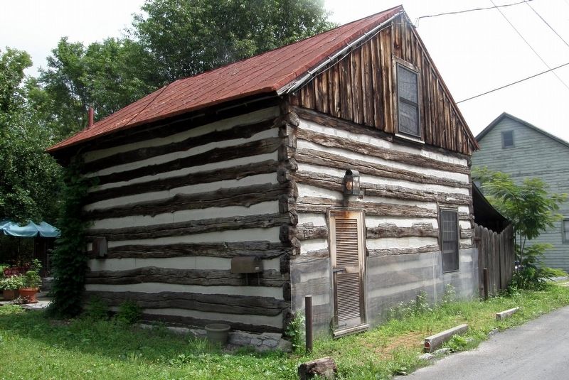 The Log House at 157 Mulberry Alley. Click for full size. The Log House at 157 Mulberry Alley image. Click for full size.