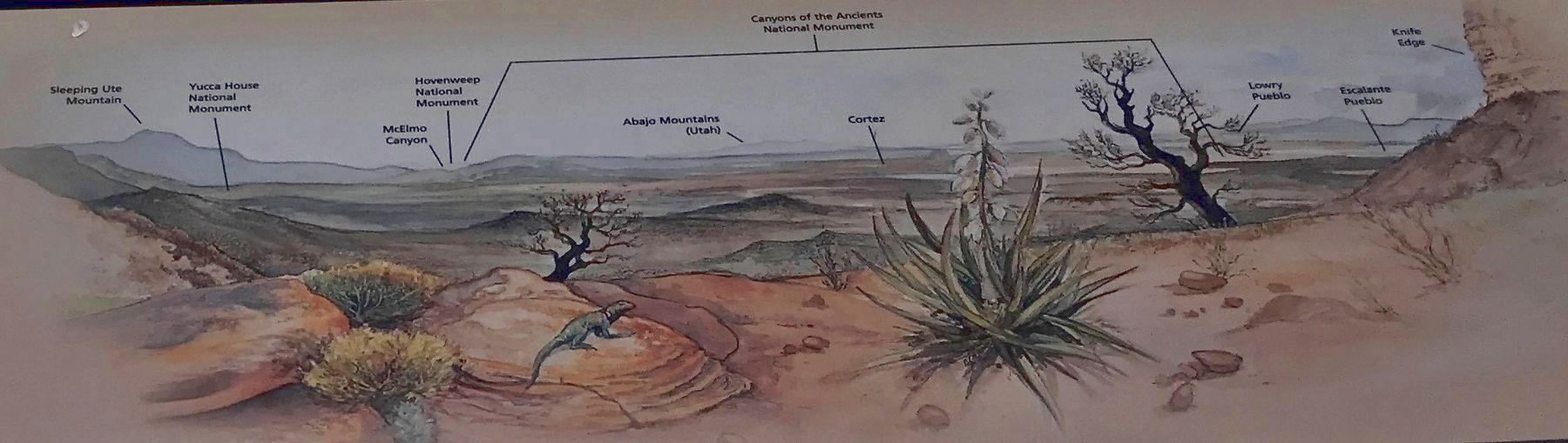 Montezuma Valley Marker Detail image. Click for full size.