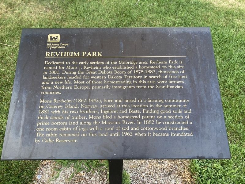 Revheim Park Marker image. Click for full size.