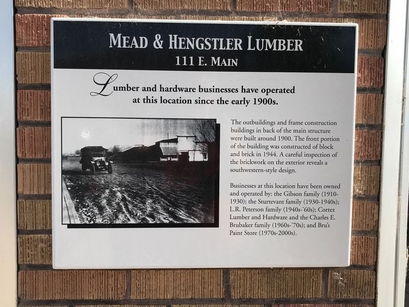 Mead & Hengstler Lumber Marker image. Click for full size.