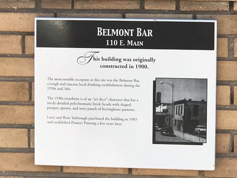 Belmont Bar Marker image. Click for full size.