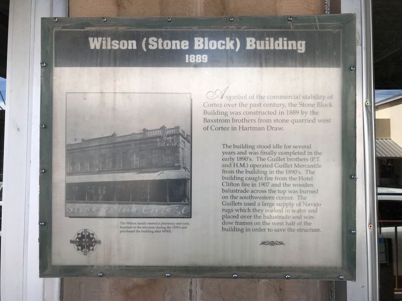 Wilson (Stone Block) Building Marker image. Click for full size.