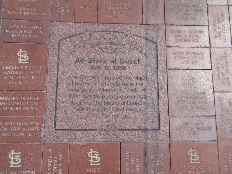 All-Stars at Busch Marker image. Click for full size.