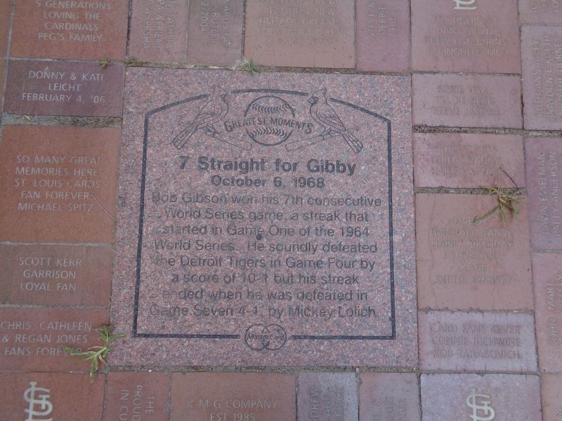 7 Straight for Gibby Marker image. Click for full size.