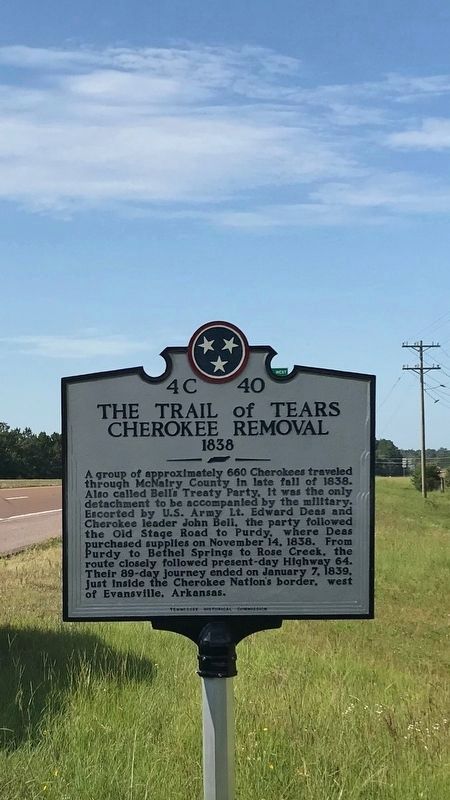 The Trail of Tears Marker image. Click for full size.