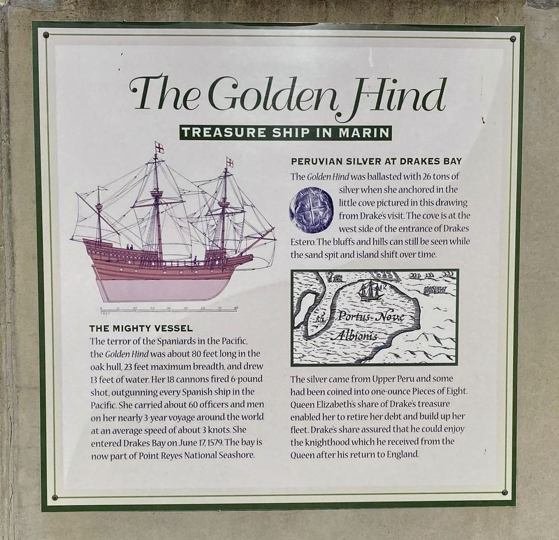 The Golden Hind Marker image. Click for full size.