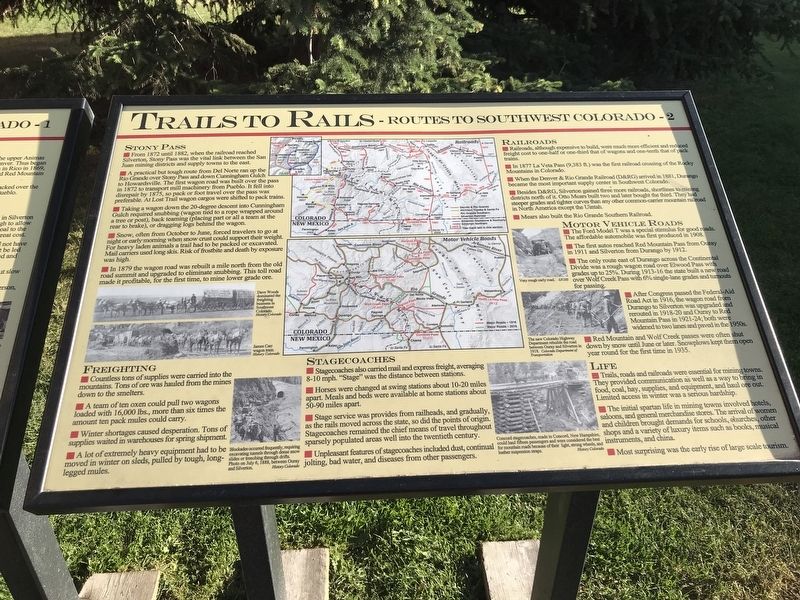 Trails to Rails Marker image. Click for full size.