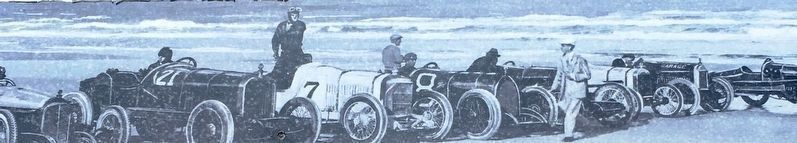 Photo (top): Early twentieth-century beach racers image. Click for full size.
