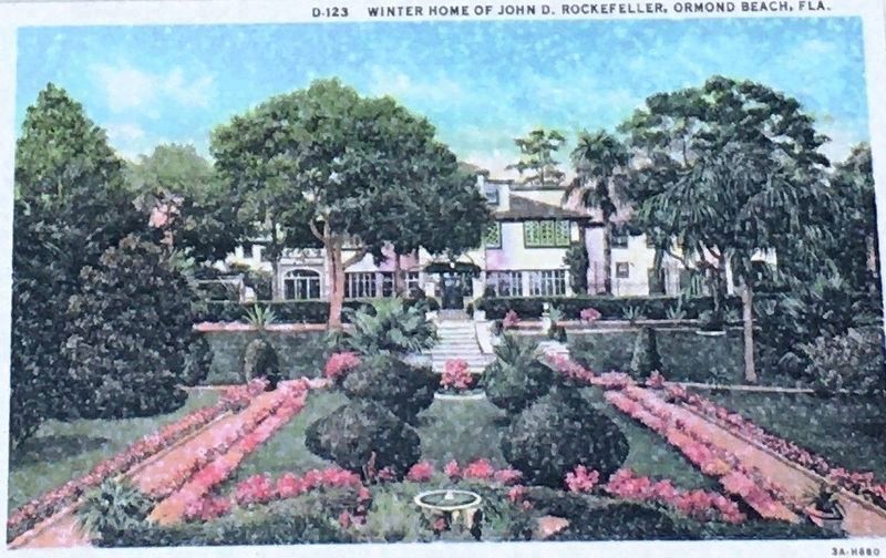 Photo (bottom): Winter Home of John D. Rockefeller, Ormond Beach, Fl image. Click for full size.
