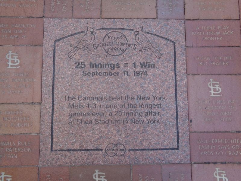 25 Innings = 1 Win Marker image, Touch for more information