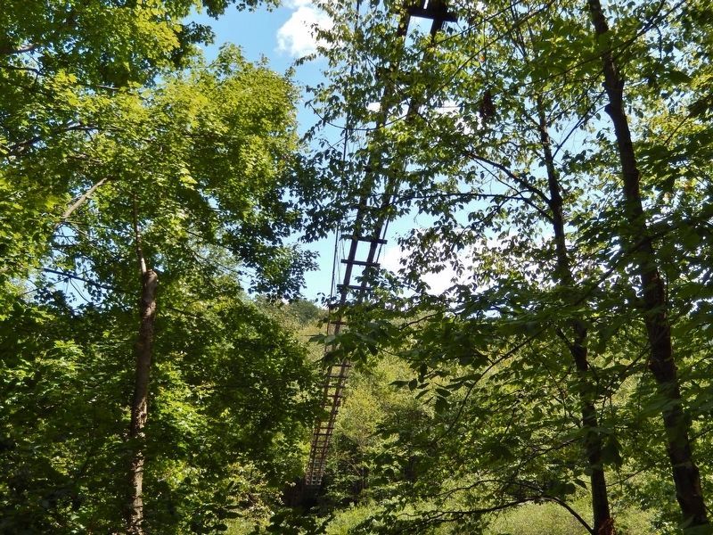 Tidewater Pipeline Passing Over Lehigh River image. Click for full size.
