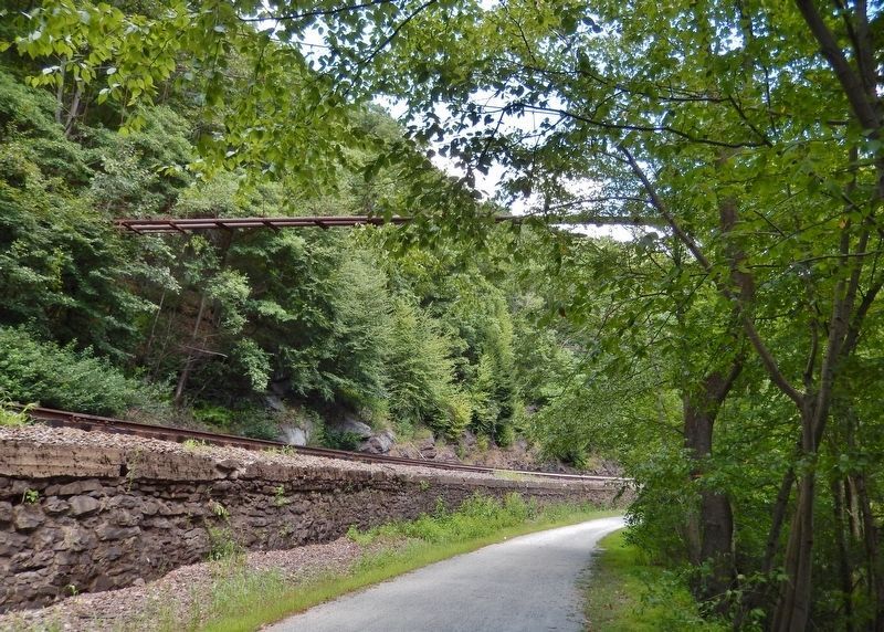 Tidewater Pipeline Over Lehigh Gorge Trail image. Click for full size.