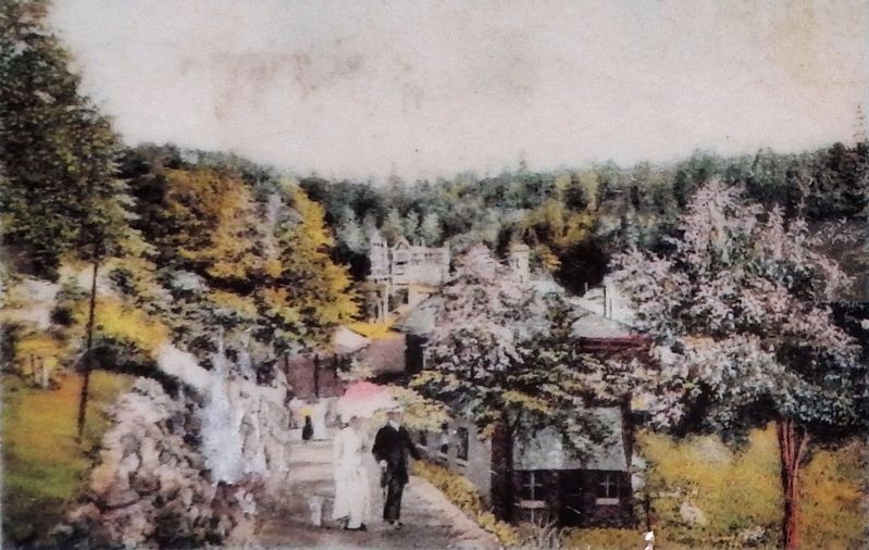 Marker detail: Postcard of Glen Onoko, circa 1904 image. Click for full size.