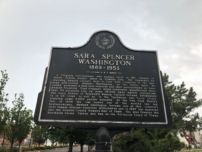 Sara Spencer Washington Marker. Click for full size. Sara Spencer Washington Marker image. Click for full size.