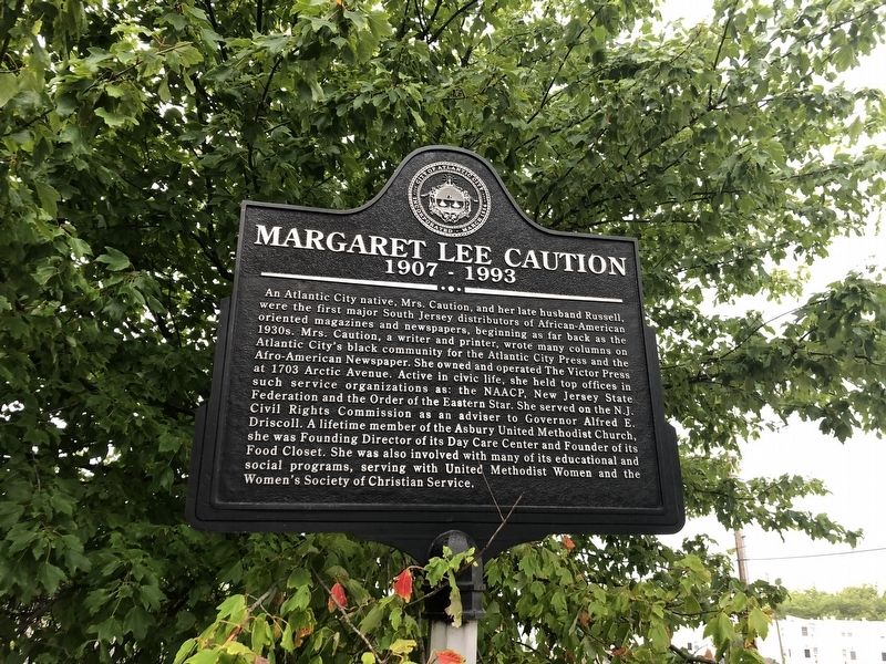 Margaret Lee Caution Marker image. Click for full size.