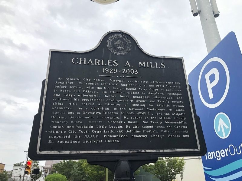 Charles A. Mills Marker image. Click for full size.