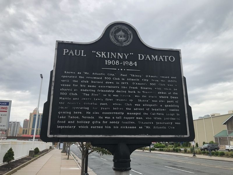 Paul "Skinny" D'Amato Marker image. Click for full size.