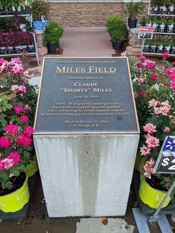 Miles Field Marker image. Click for full size.