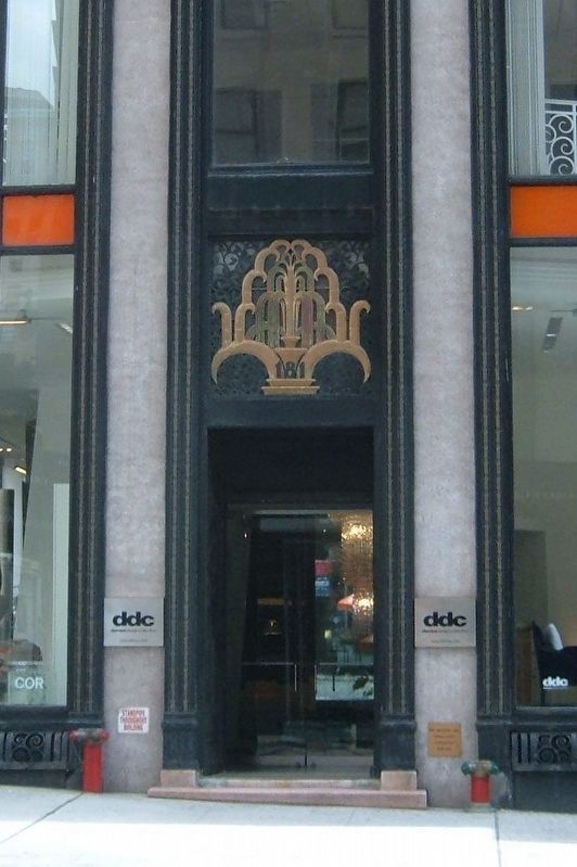Art Deco at the Madison Avenue entrance. image. Click for full size.