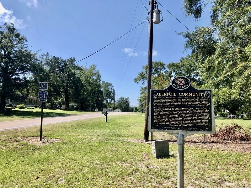 Aberfoil Community Marker looking south on US-29.. Click for full size. Aberfoil Community Marker looking south on US-29. image. Click for full size.