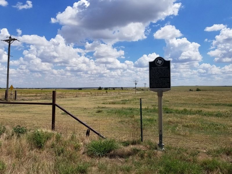 Site of Lyman's Wagon Train Battle Marker image. Click for full size.